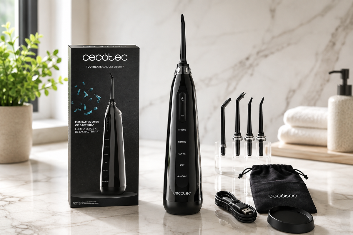 Cecotec ToothCare 6000 Jet Liberty, l’idropulsore portatile che punta su praticità, autonomia e pulizia profonda article-post