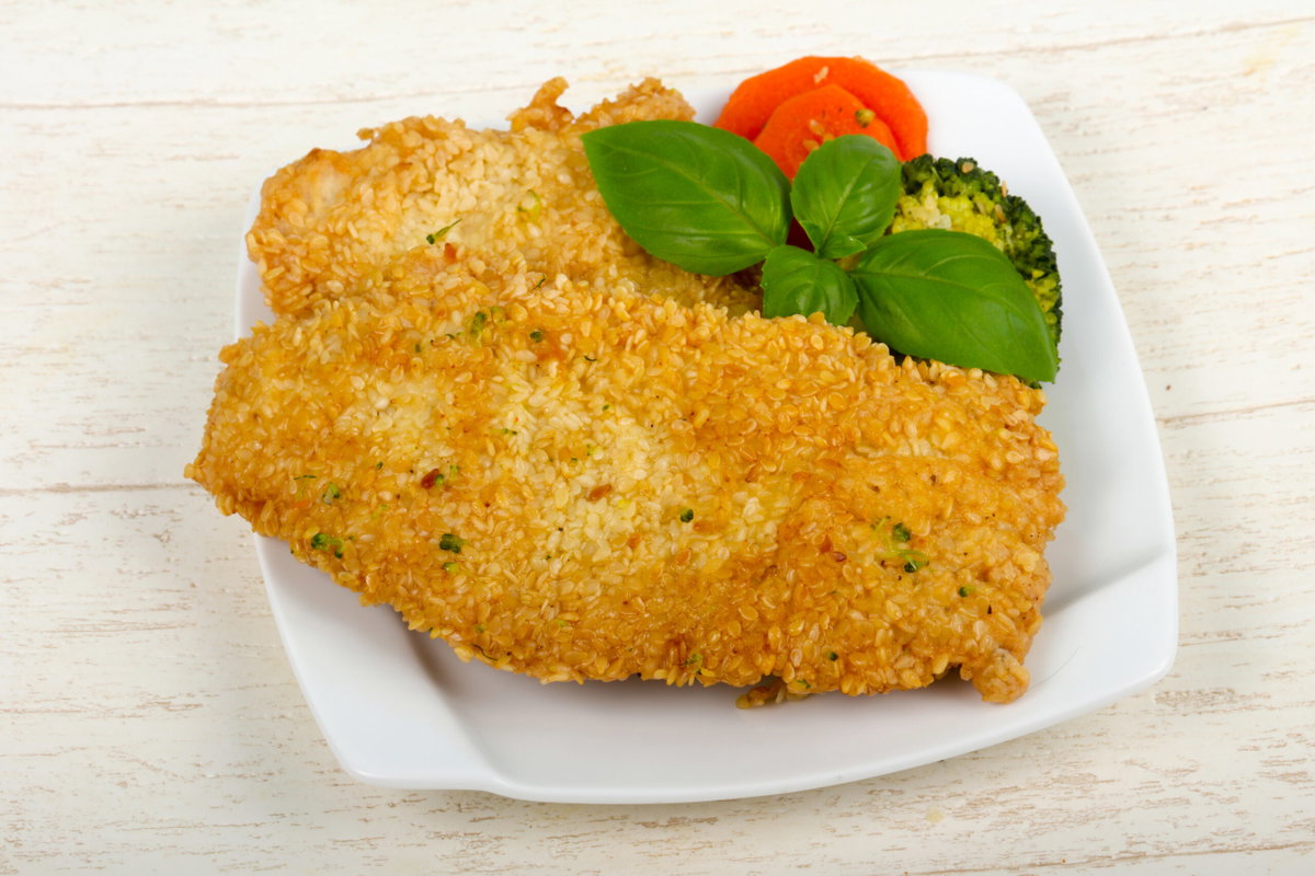 Pesce spada impanato in friggitrice ad aria, con una panatura speciale article-post