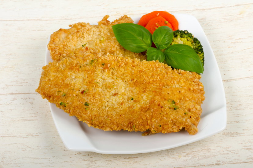Pesce spada impanato in friggitrice ad aria, con una panatura speciale preview
