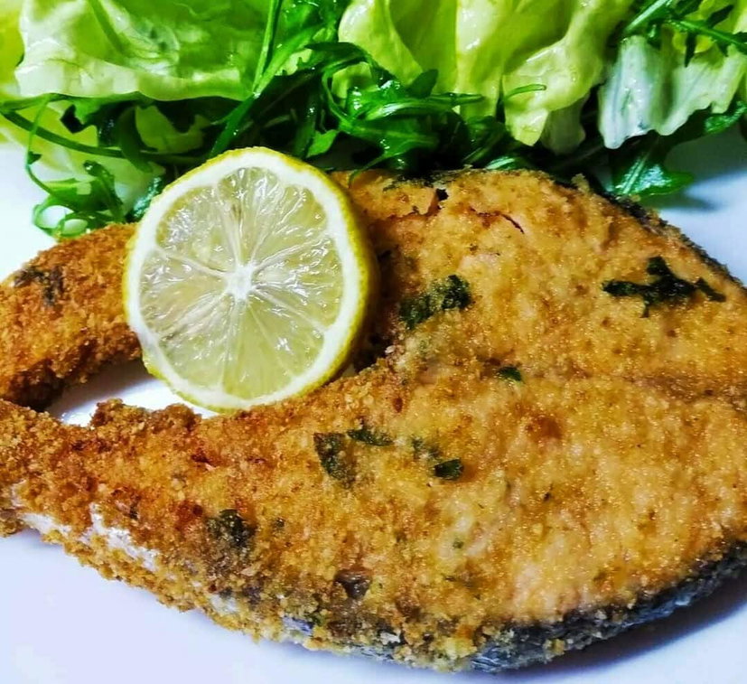 Salmone gratinato in friggitrice ad aria, morbido e gustoso preview