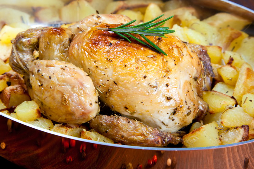 Pollo intero con patate in friggitrice ad aria, é più buono di quello in rosticceria preview