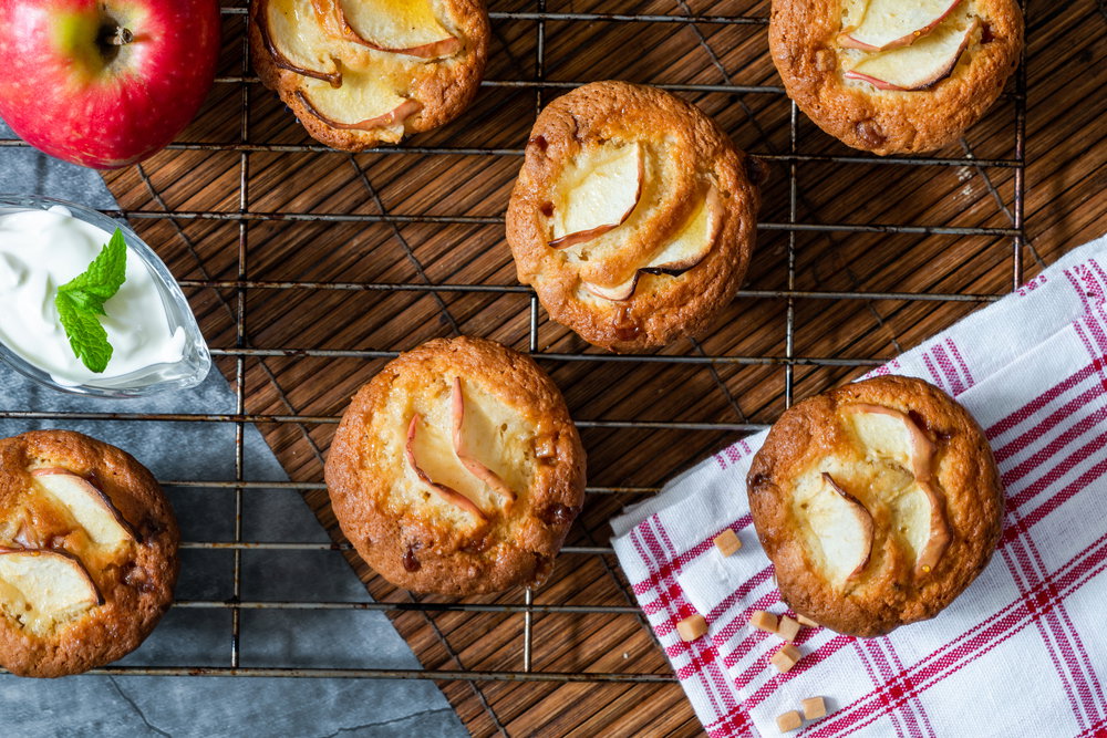 Muffin alle mele in friggitrice ad aria, soffici come nuvole article-post