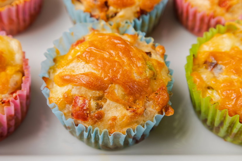 Muffin pizza ripieni in friggitrice ad aria, facili e veloci preview