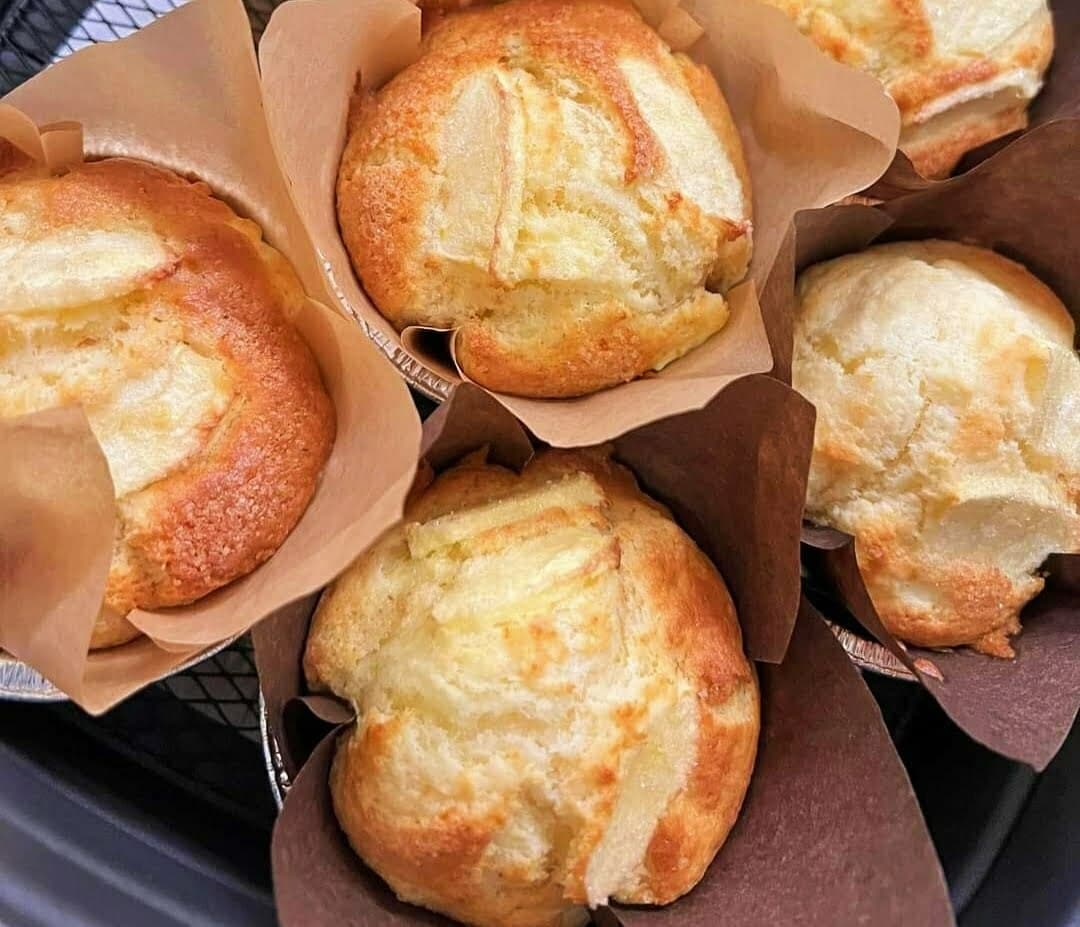 Muffin alle mele con yogurt in friggitrice ad aria, la ricetta per farli super soffici article-post
