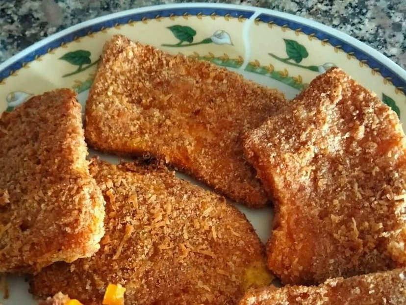 Zucca impanata in friggitrice ad aria, con un ingrediente speciale preview