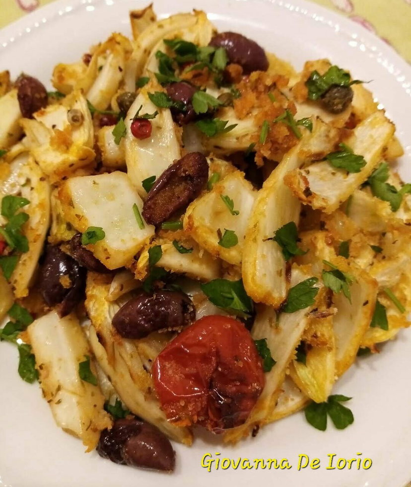 Finocchi in friggitrice ad aria con olive e pomodorini, la ricetta che piace a tutti preview