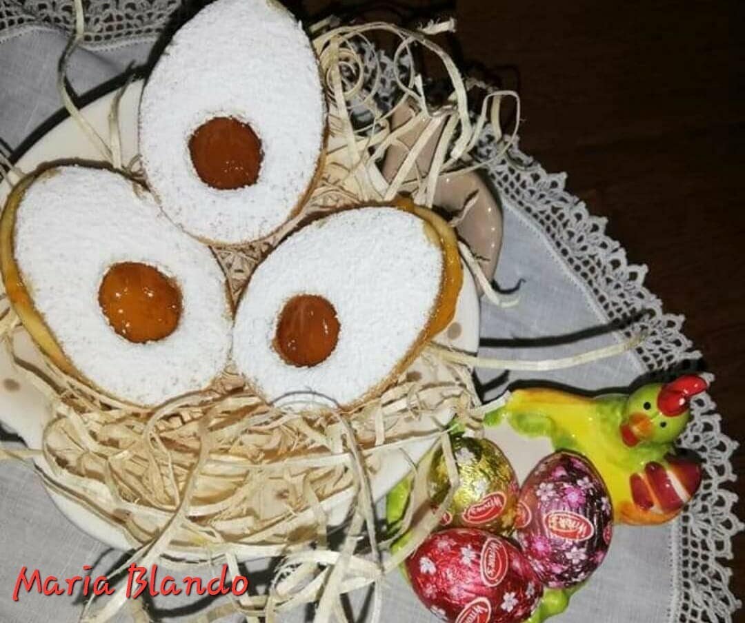 Biscotti UOVA DI PASQUA in friggitrice ad aria, ripieni di marmellata article-post