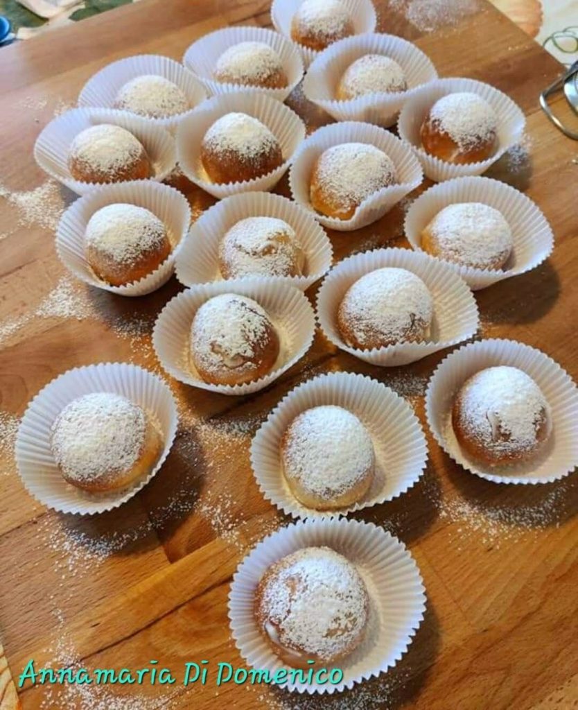 Fiocchi neve ricetta poppella friggitrice aria