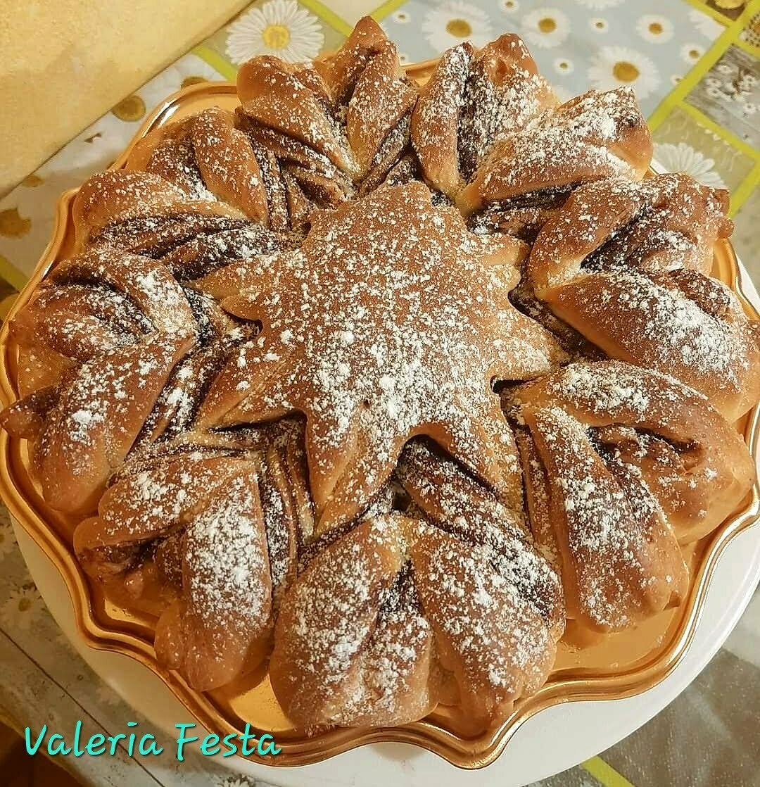 Pan Brioche o fiocco di neve alla Nutella in friggitrice ad aria (ricetta passo passo con foto)