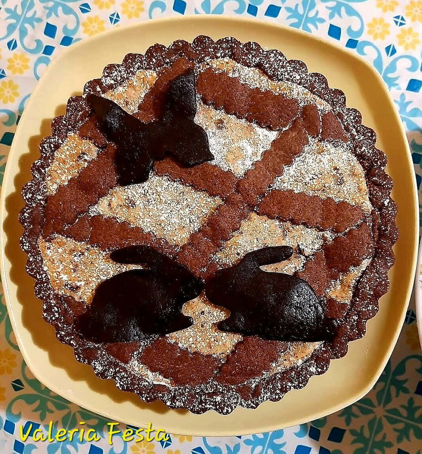 Pastiera al cioccolato in friggitrice ad aria, con un ripieno a sorpresa preview