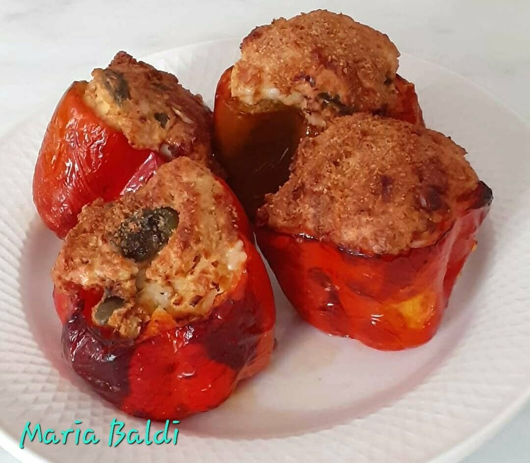 Peperoni imbottiti in friggitrice ad aria, un delizioso secondo piatto facilissimo article-post
