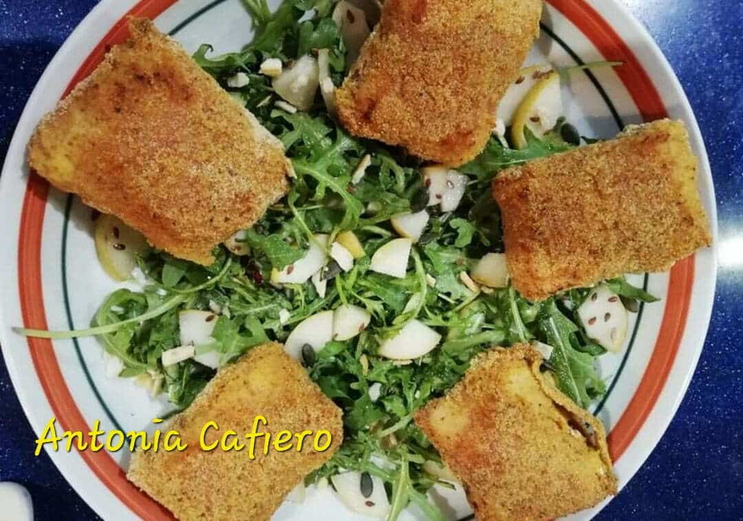Fagottini di ricotta panata, fritti in friggitrice ad aria. Scopri la ricetta article-post