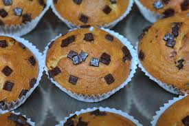 Muffin con gocce di cioccolato in friggitrice ad aria preview