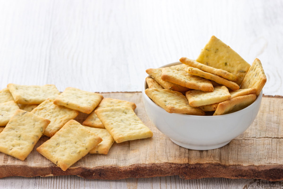 Crackers in friggitrice ad aria senza glutine, abbiamo usato questa farina article-post