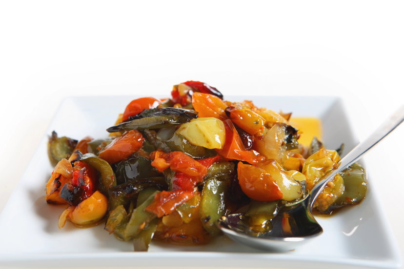 Peperoni e cipolle in friggitrice ad aria preview