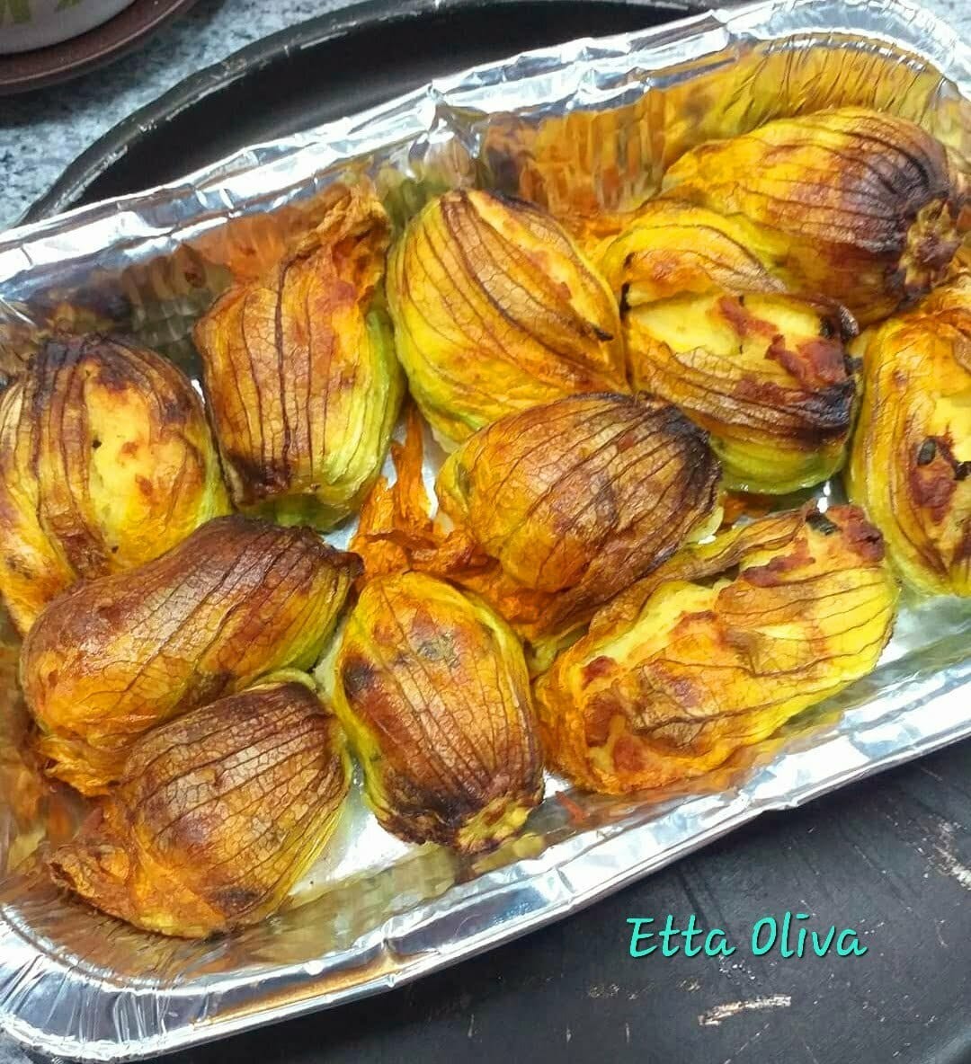 Fiori di zucca ripieni in friggitrice ad aria, talmente buoni che uno tira l’altro article-post
