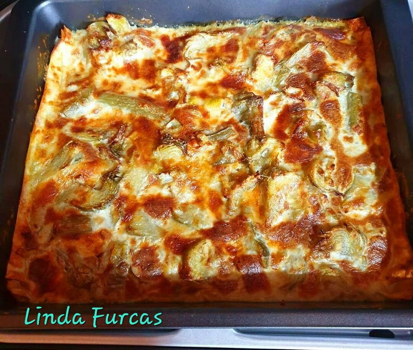 Lasagne con gorgonzola e carciofi in friggitrice ad aria, abbiamo aggiunto un ingrediente speciale preview