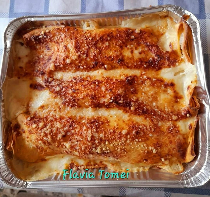 CANNELLONI di CREPES SALATE in friggitrice ad aria, con ripieno gustoso di funghi e ricotta preview