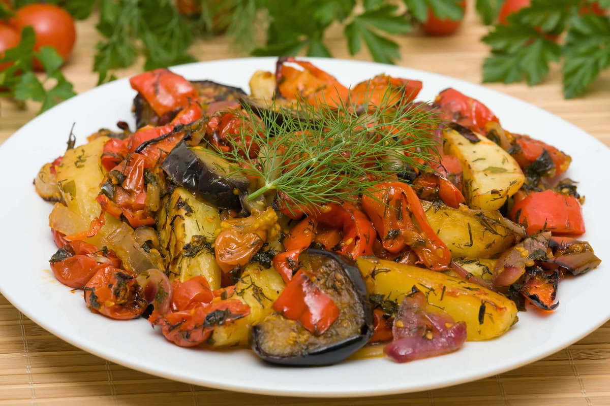 Ciambotta o ciabotta in friggitrice ad aria, il contorno di verdure buonissimo article-post