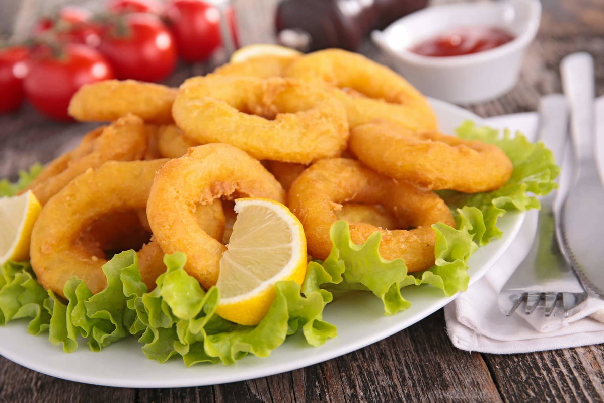 Anelli di totano in pastella e surgelati, segui i gradi e minuti esatti in friggitrice ad aria article-post