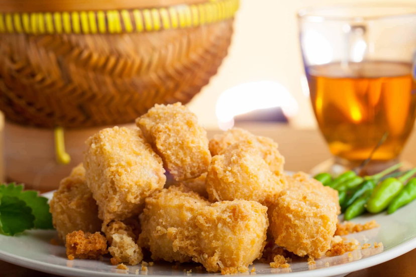 Tofu fritto in friggitrice ad aria, lo snack gustoso e sano preview