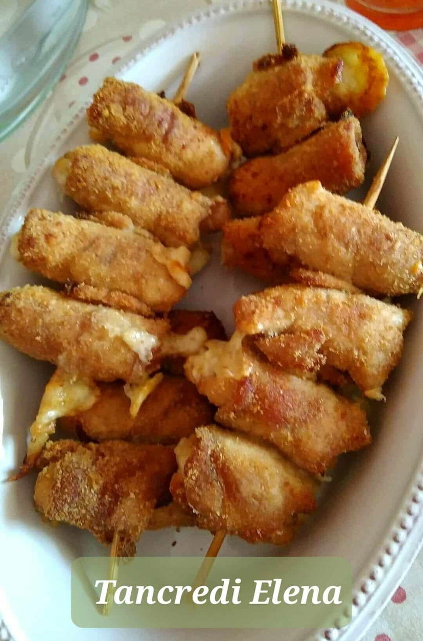 Spiedini involtini di lonza in friggitrice ad aria, con un ripieno filante preview