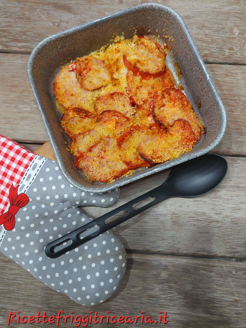 Pomodori fritti in friggitrice ad aria, un contorno di verdure delizioso preview