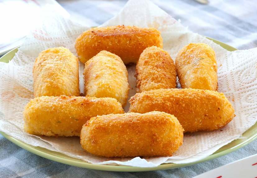 Crocchè di patate in friggitrice ad aria, il panzarotto tipico napoletano preview