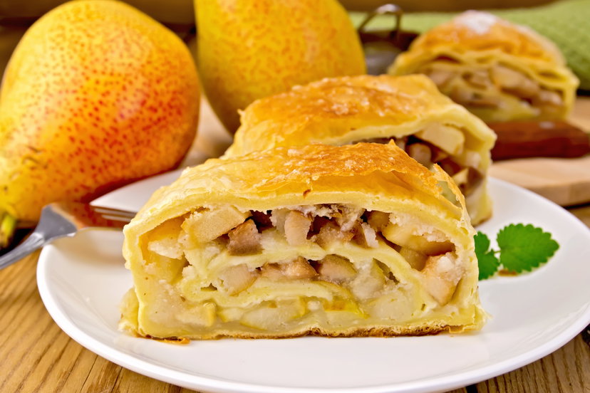 Strudel di pere e cioccolato in friggitrice ad aria preview