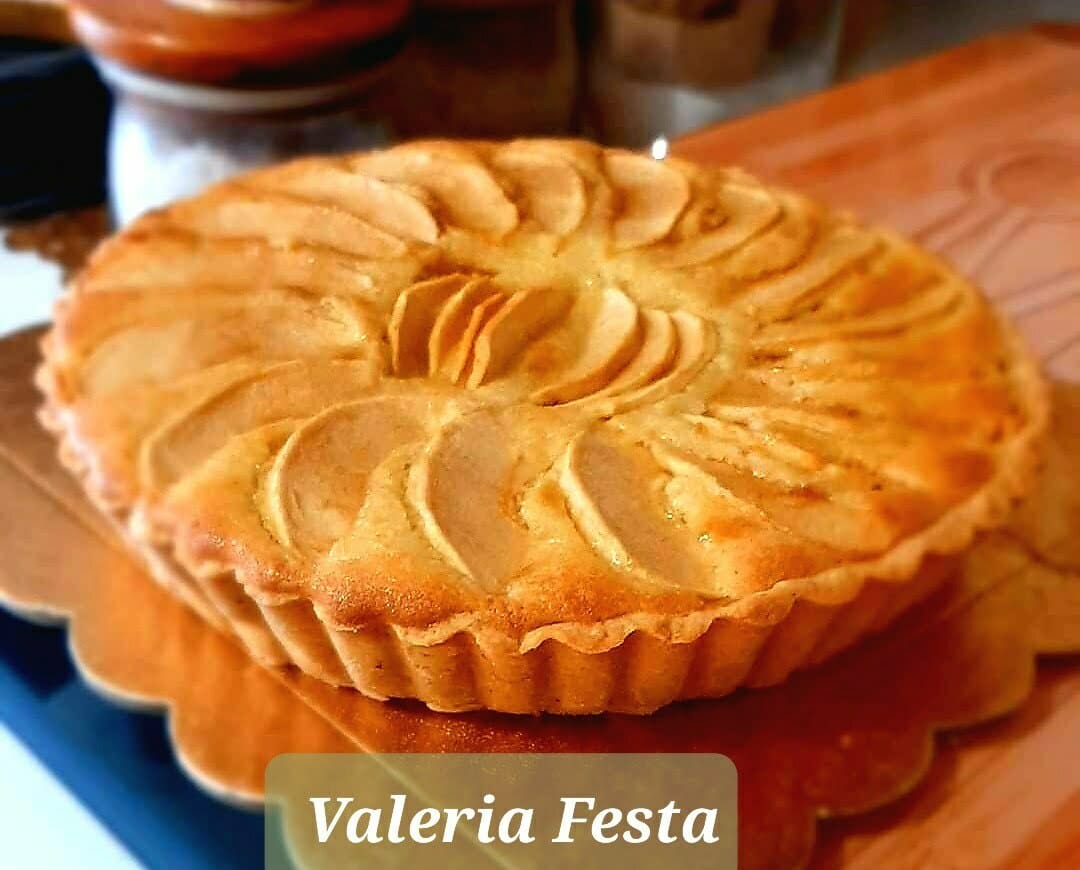 CROSTATA DI MELE CON FRANGIPANE, ricette livello avanzato in friggitrice ad aria
