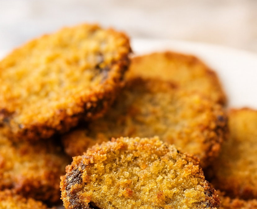 Mazze di tamburo in friggitrice ad aria, i funghi a cotoletta preview