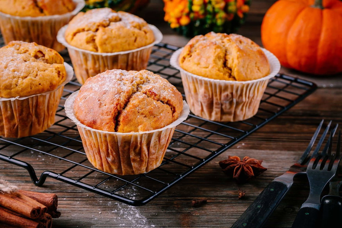 Muffin alla zucca in friggitrice ad aria, i dolcetti con la zucca frullata article-post