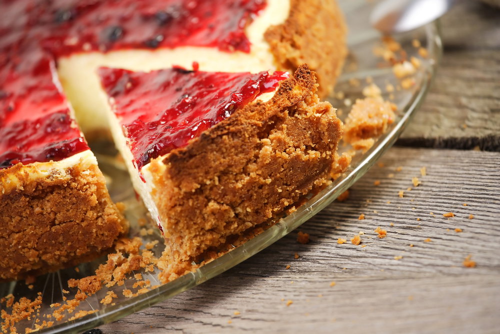 Cheesecake cotta in friggitrice ad aria, aggiungi la marmellata article-post