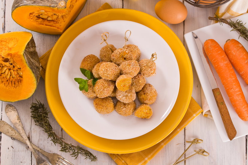 Polpette di zucca in friggitrice ad aria preview