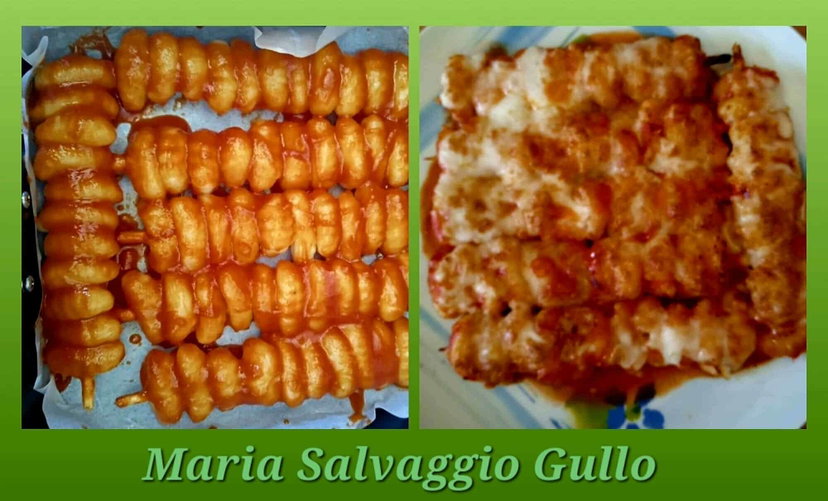 Spiedini di gnocchi di patate in friggitrice ad aria preview