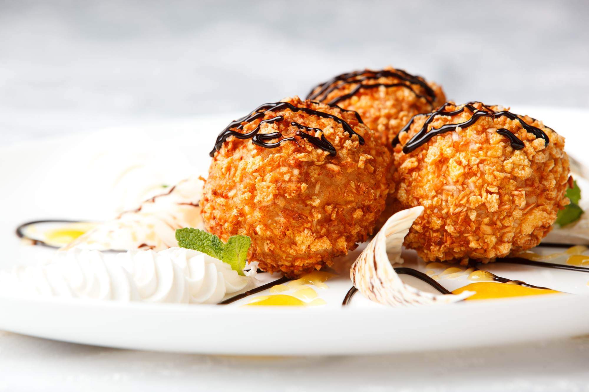 Gelato fritto in friggitrice ad aria, la ricetta facilissima