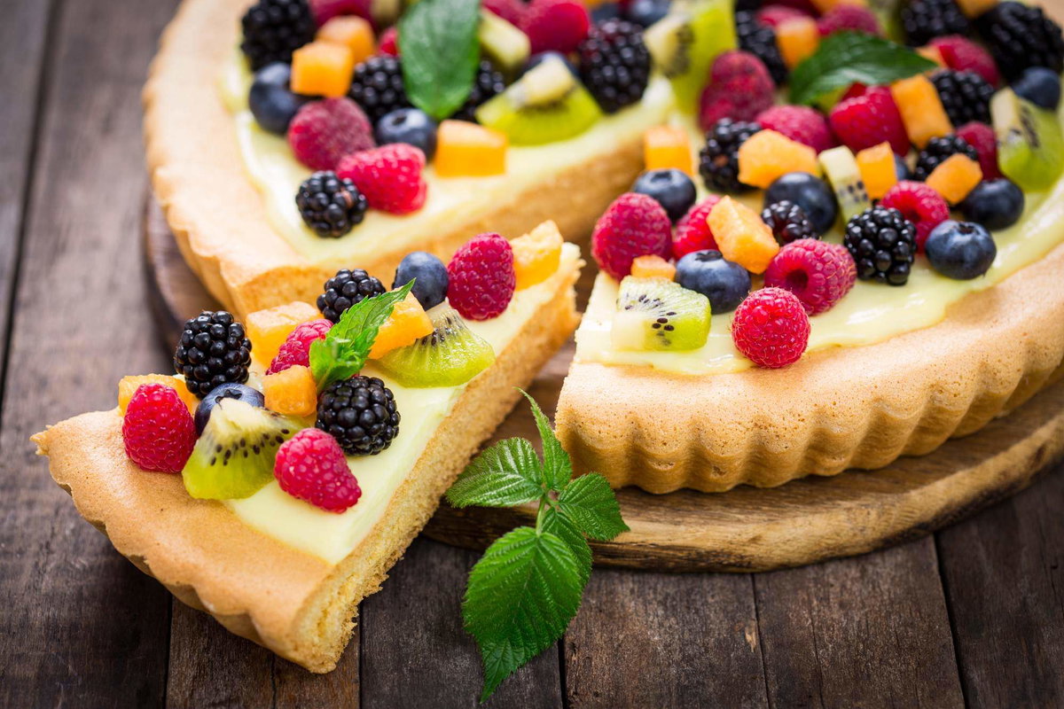 Crostata morbida con frutta in friggitrice ad aria article-post