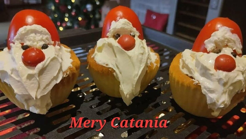 Cestini di Babbo Natale in friggitrice ad aria, l’antipasto o aperitivo natalizio preview