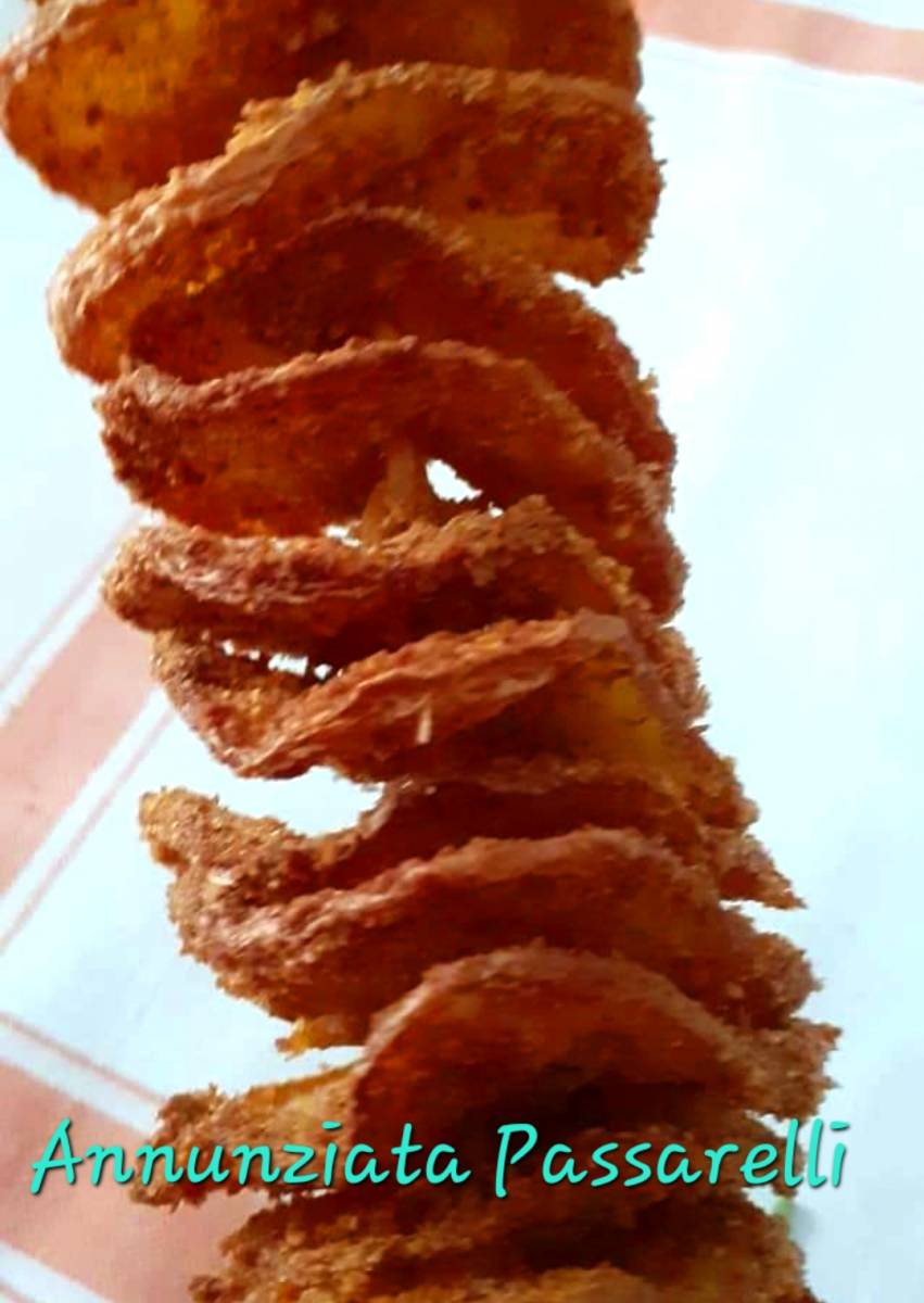 Spirali di patate rosse in friggitrice ad aria, croccantissime article-post