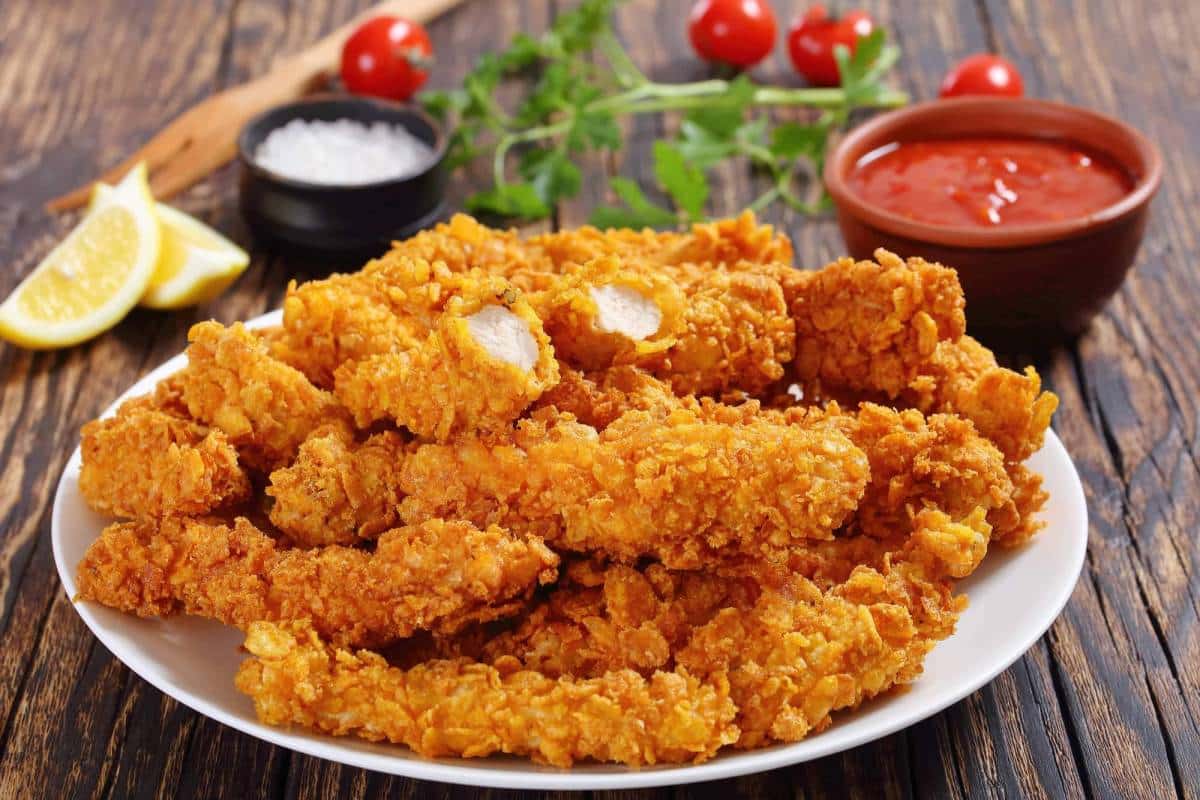 Straccetti di pollo in friggitrice ad aria, panati con il panko article-post