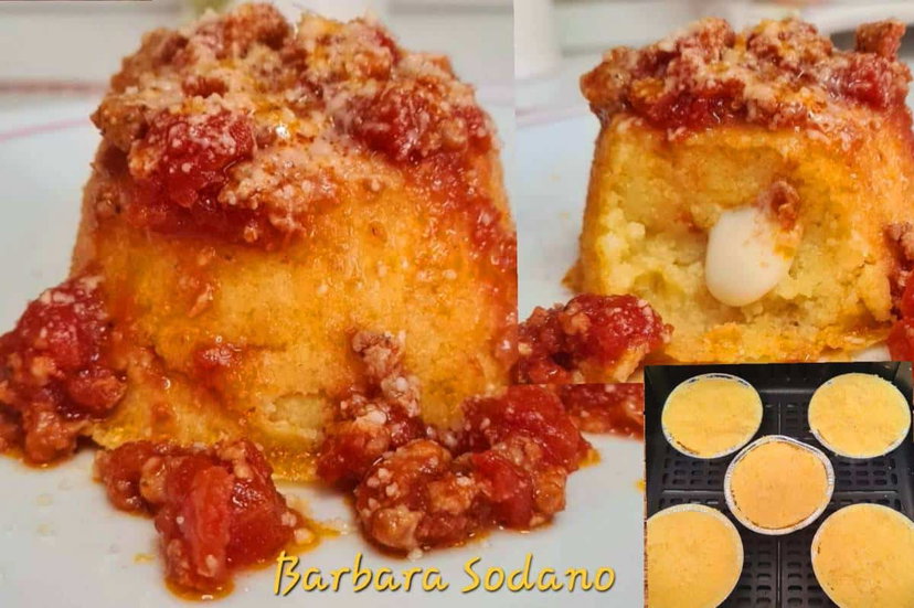 Sformato di polenta con cuore morbido in friggitrice ad aria, scopri la ricetta COLLAUDATA preview