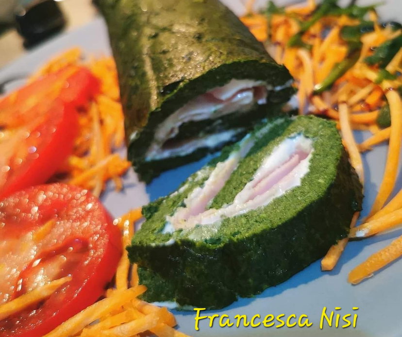 Rotolo di spinaci in friggitrice ad aria, è diventi forte come Popeye preview