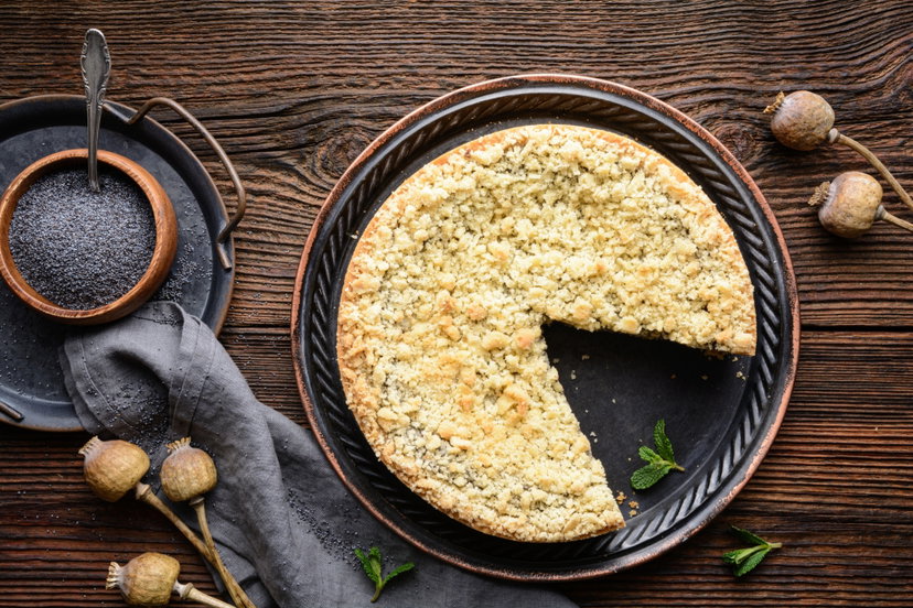 Sbriciolata ricotta e pere in friggitrice ad aria preview
