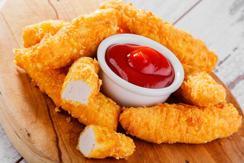 Bastoncini di pollo in friggitrice ad aria preview