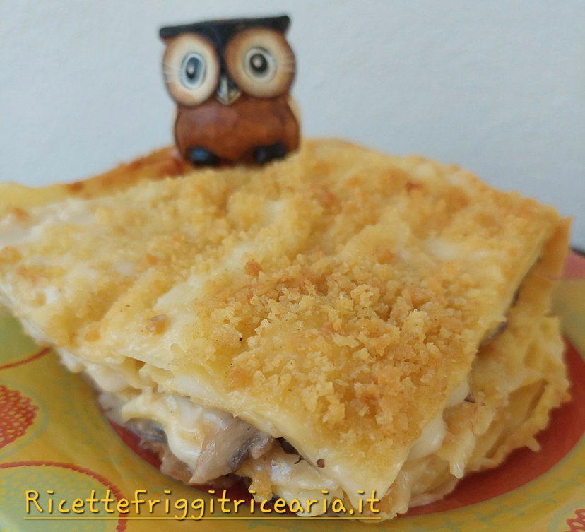 Lasagne ai funghi in friggitrice ad aria, con il mio segreto saranno deliziose preview