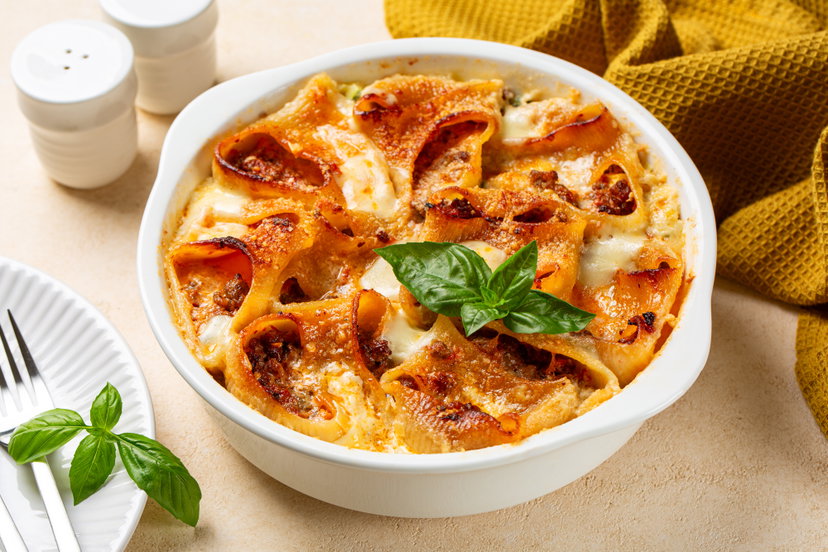 Lumaconi ripieni di carne in friggitrice ad aria preview