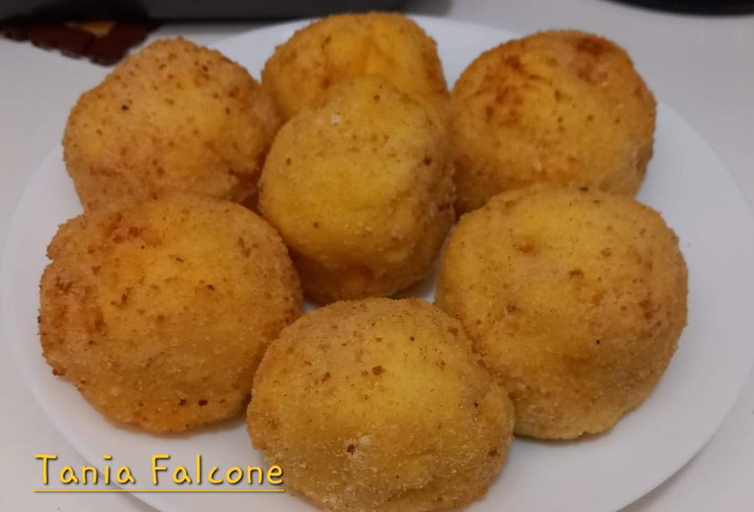Polencini in friggitrice ad aria, gli arancini di polenta preview
