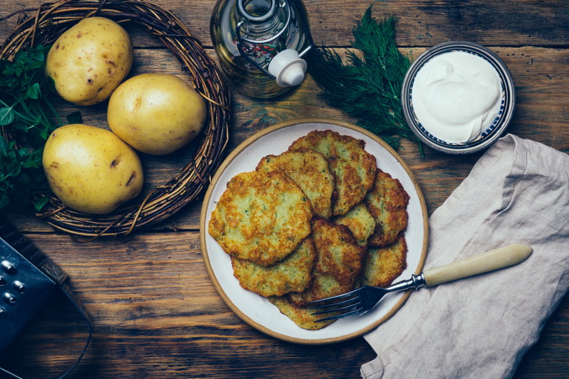 Rosti di patate farciti in friggitrice ad aria preview