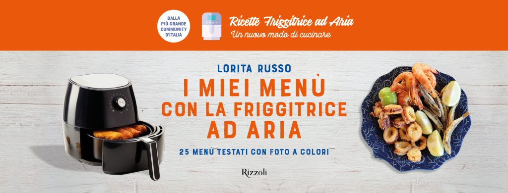 libro i miei menu con la friggitrice ad aria