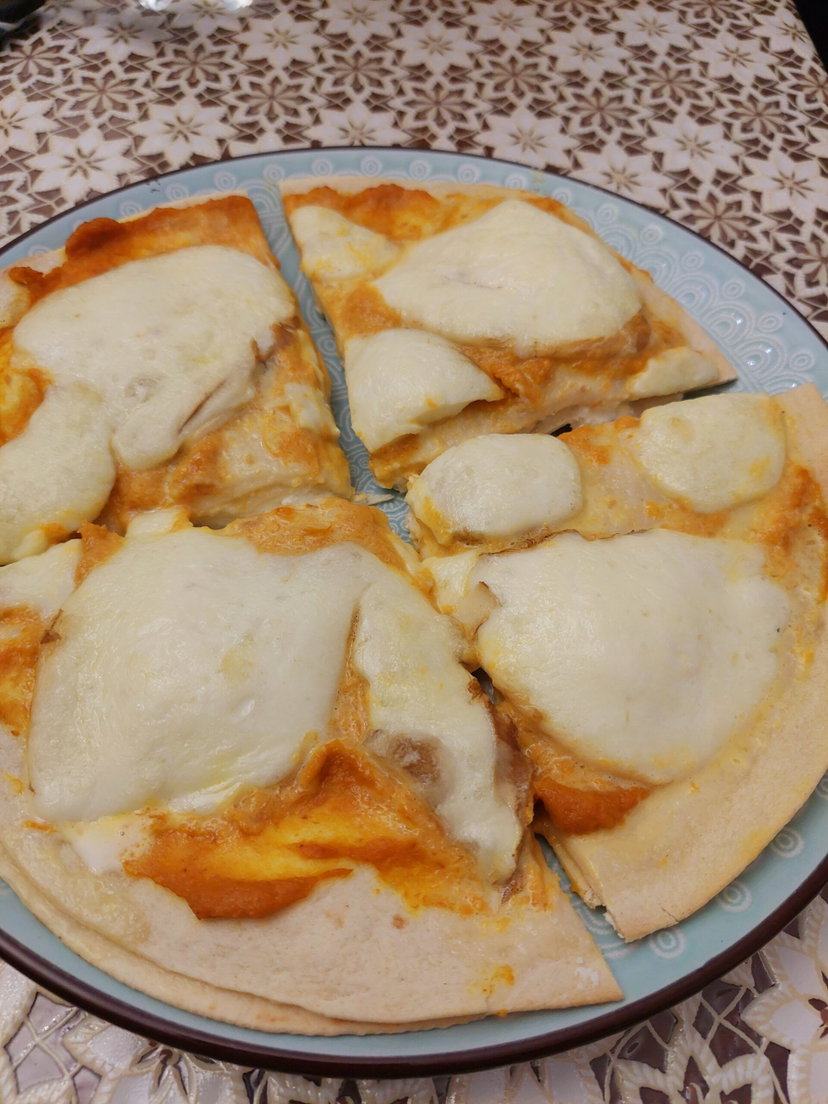Piadipizza alla zucca in friggitrice ad aria, ho aggiunto questo ingrediente preview
